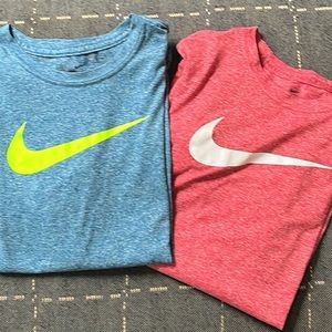 2 Nike DriFit Boys shirts size XL